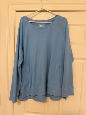 Lilly Pulitzer XXL Beachcomber Pullover Blue